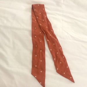 Madewell silk skinny bandanna, polka dot